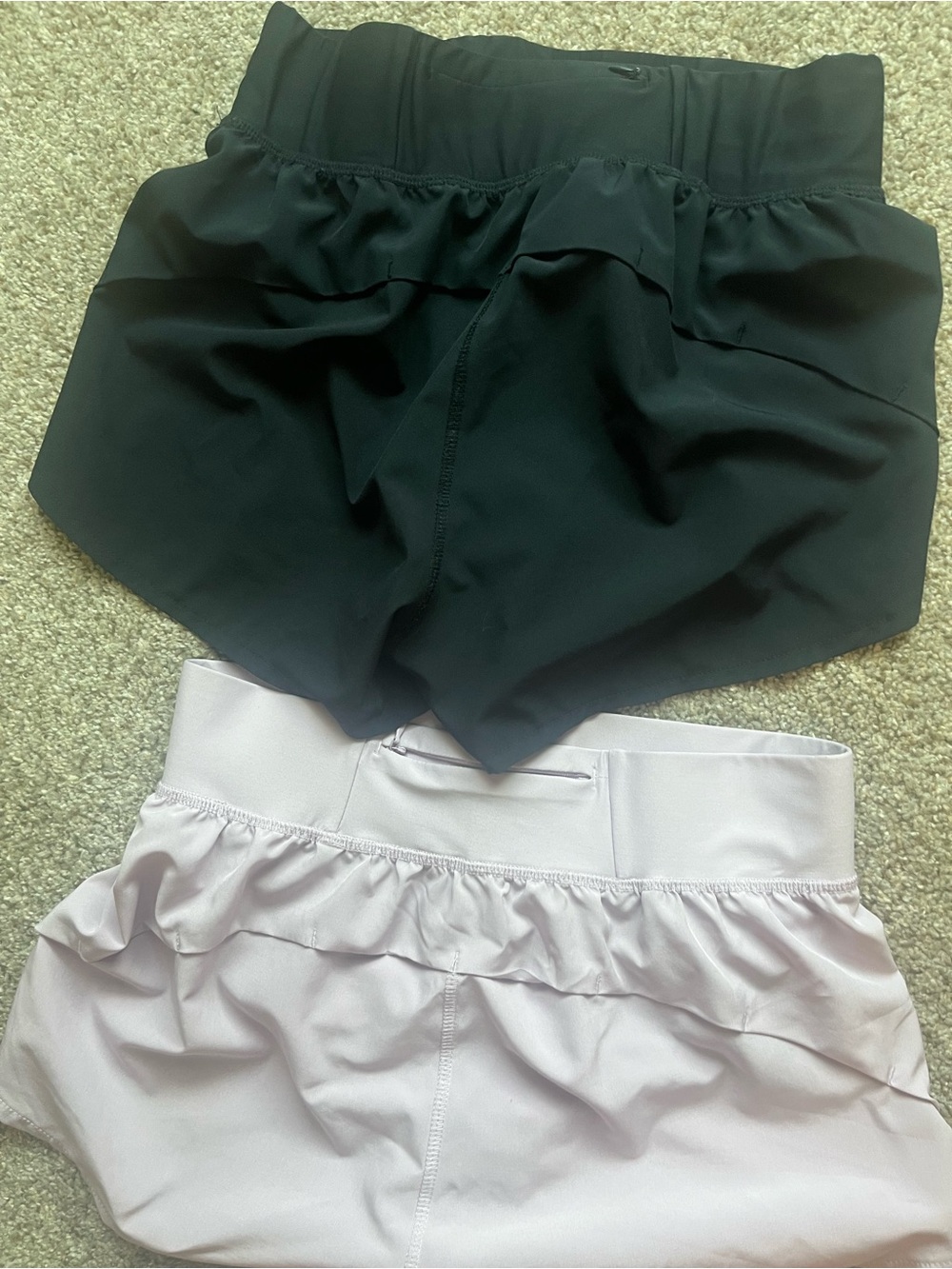 BUNDLE size small Women’s ASICS Active Shorts - Black and Lilac